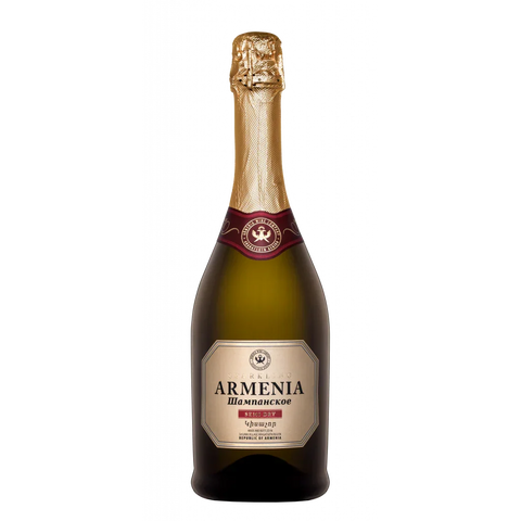 WINO MUSUJĄCE ARMENIA SEMI DRY 0,75L Ararateu.com Sklep Ormiański