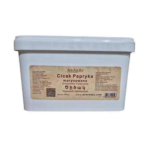 Papryki marynowane "Cicak" 3kg Ararateu.com Sklep Ormiański
