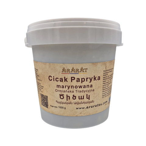 Papryka marynowana CICAK, 1 kg – ormiańska, chrupiąca Ararateu.com Sklep Ormiański