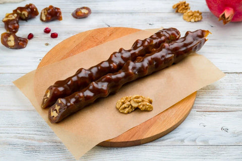 Sudżuch Ormiański z orzechami włoskimi 30 cm (churchkhela) (շարոց) Ararateu.com Sklep Ormiański
