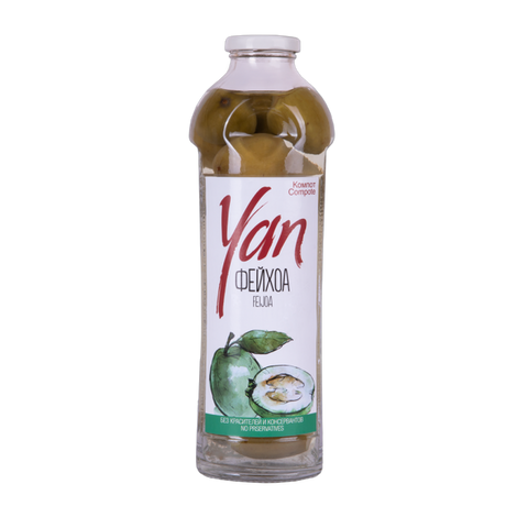 Kompot z Feijoa YAN - Napój z Owocami, Natura z Armenii (930ml) Ararateu.com Sklep Ormiański