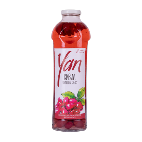 Kompot z Derenia YAN - Napój z Owocami, Natura z Armenii (930ml) Ararateu.com Sklep Ormiański