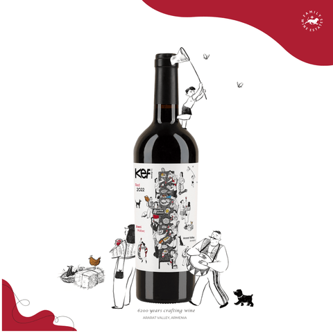Wino Czerwone Kef by Karas – Areni & Malbec (Wytrawne) Ararateu.com Sklep Ormiański